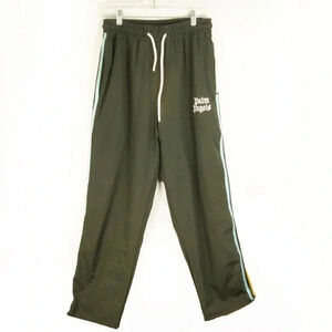 Palm Angels Dark Green Stripe Track Jogger Pants